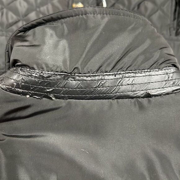 Jones New York Black Quilted Button Jacket Size Large - Picture 7 of 10